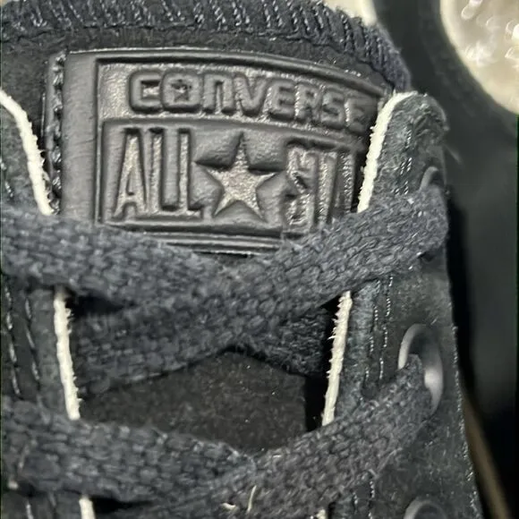 🔥🔥 CONVERSE ALL-STAR CTAS OX Black Nubuck Suede Sneaker Shoes Men Sz 10.5 - EU