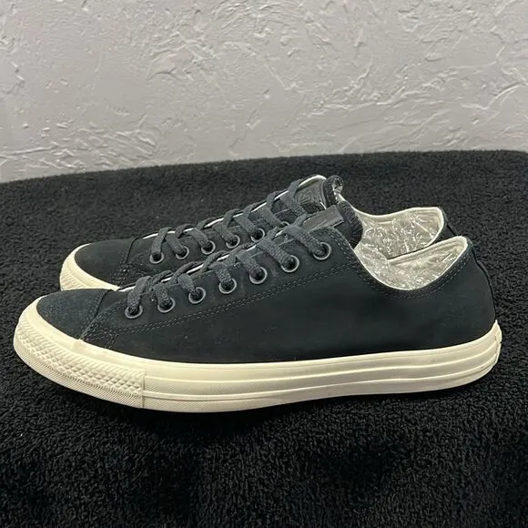 🔥🔥 CONVERSE ALL-STAR CTAS OX Black Nubuck Suede Sneaker Shoes Men Sz 10.5 - EU