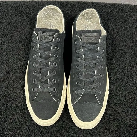 🔥🔥 CONVERSE ALL-STAR CTAS OX Black Nubuck Suede Sneaker Shoes Men Sz 10.5 - EU