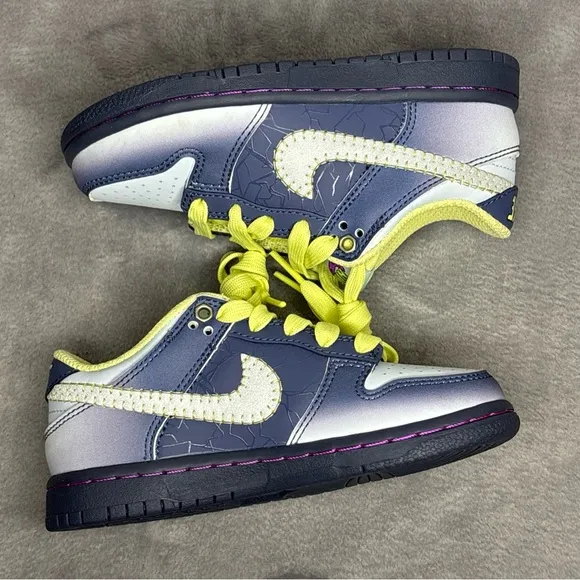 🔥🔥🔥 Nike Dunk Low BT Shoes Little Kids “Halloween” I Am Fearless SIZE: 10.5C🔥🔥🔥