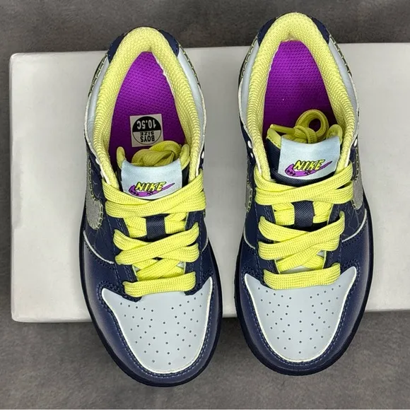 🔥🔥🔥 Nike Dunk Low BT Shoes Little Kids “Halloween” I Am Fearless SIZE: 10.5C🔥🔥🔥