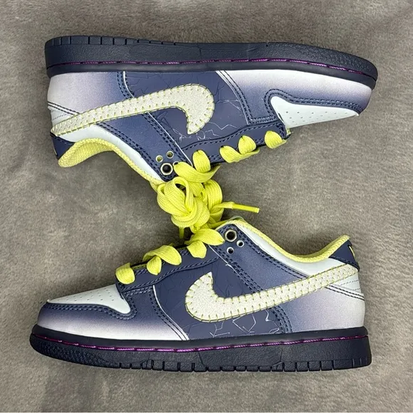 🔥🔥🔥 Nike Dunk Low BT Shoes Little Kids “Halloween” I Am Fearless SIZE: 10.5C🔥🔥🔥