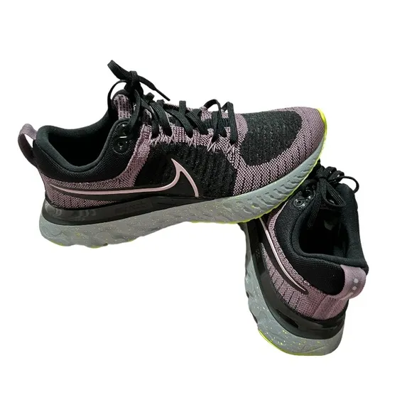 🆕 Nike React Infinity Run Flyknit 2 Women's Road Running Violet black Sh…