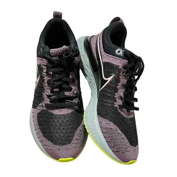 🆕 Nike React Infinity Run Flyknit 2 Women's Road Running Violet black Sh…