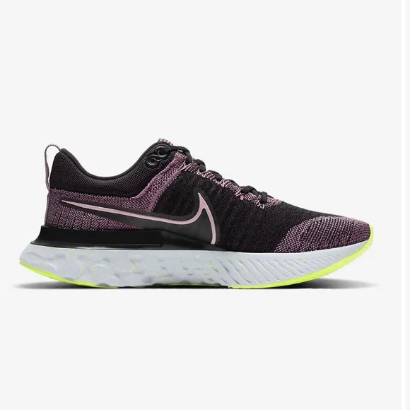 🆕 Nike React Infinity Run Flyknit 2 Women's Road Running Violet black Sh…