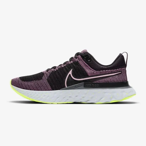 🆕 Nike React Infinity Run Flyknit 2 Women's Road Running Violet black Sh…