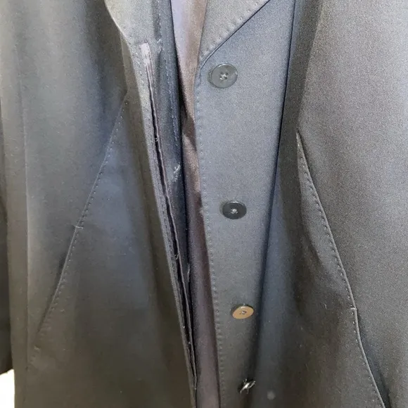 🖤 Nordstrom Encore Black Stretch Wool 4 Hidden-Button Blazer/Jacket, Plus 18W
