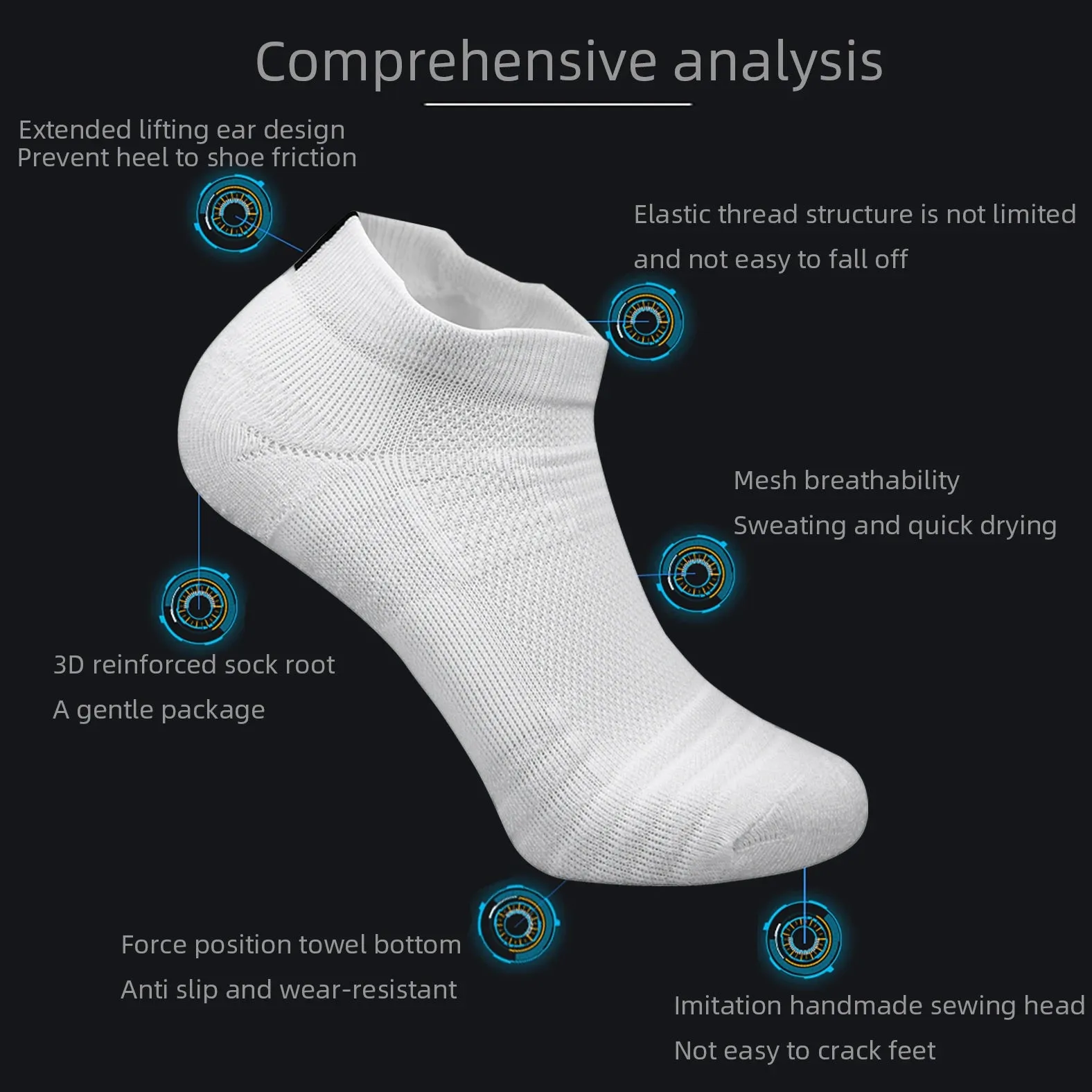 1/3 Pair Men's Cycling