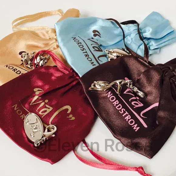 4 Pc Nordstrom Via C Designer Collection Charms