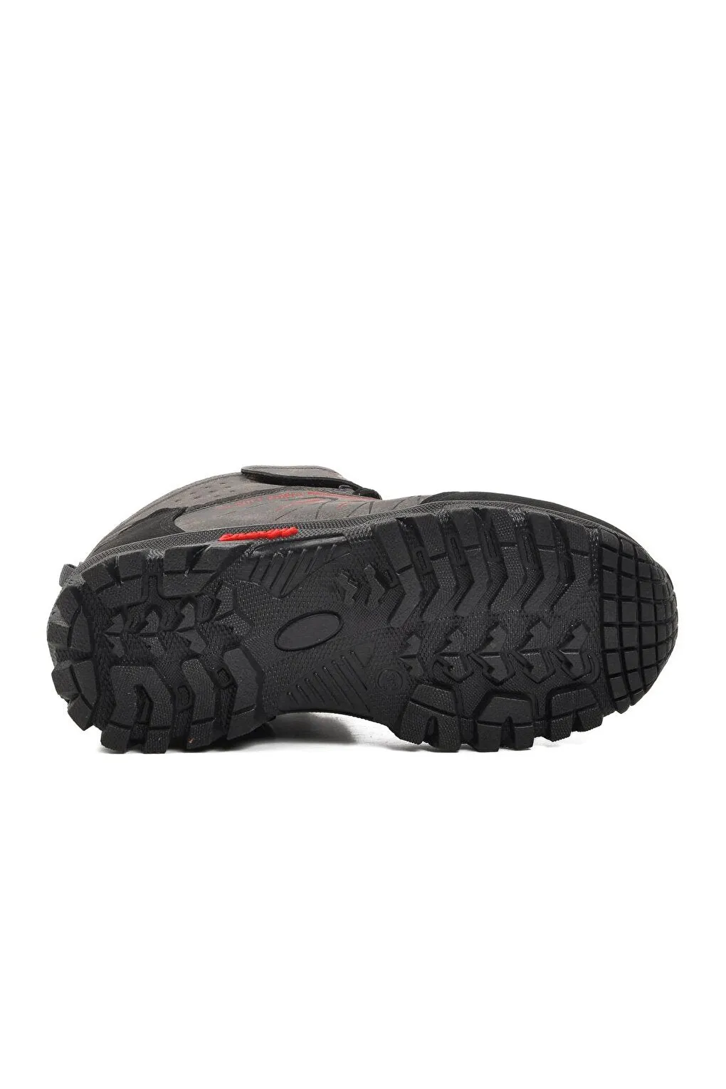 437-F Smoked-Black Children's Outdoor Boots with Fur Inside