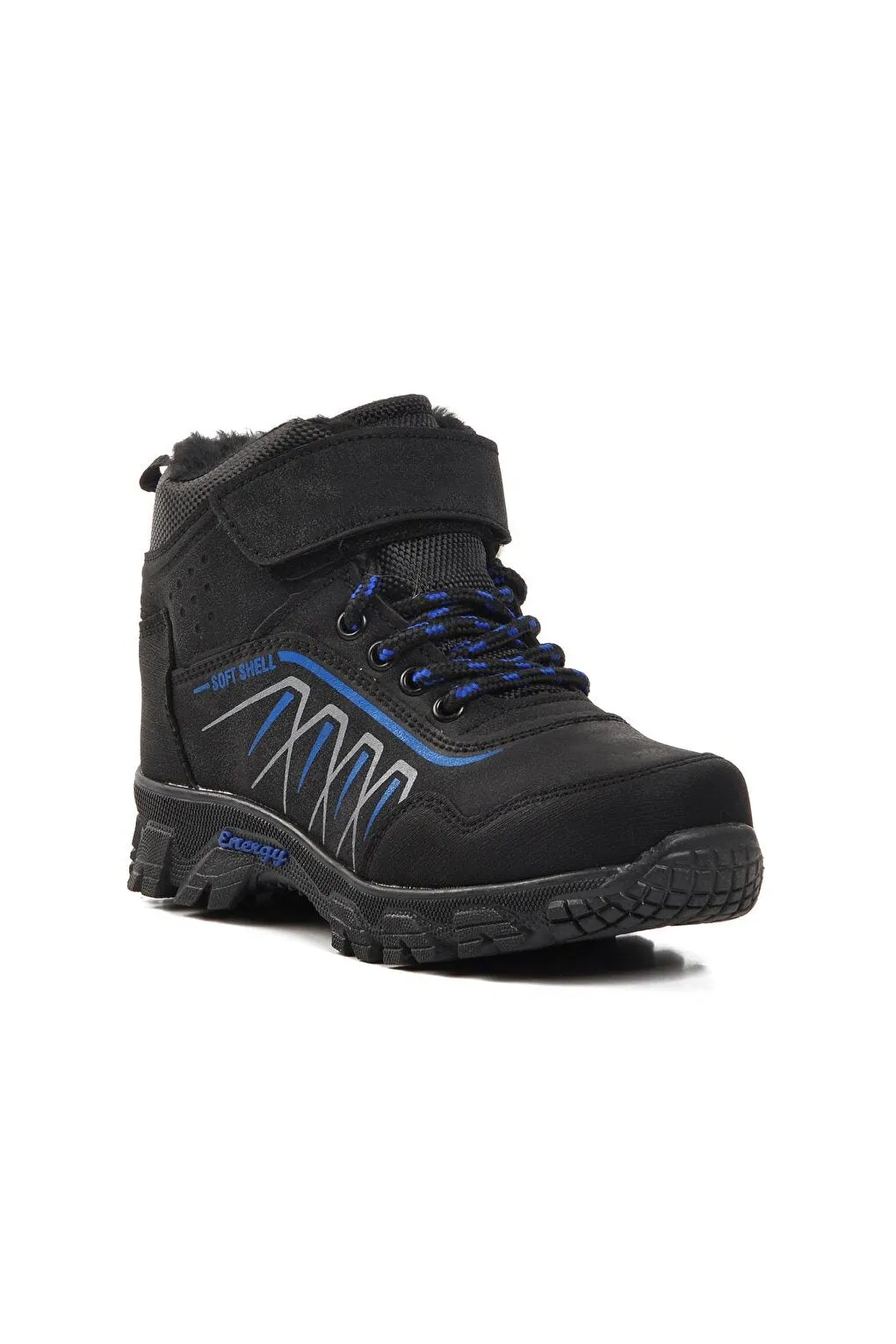 437-P Black-Box Fur Children's Outdoor Boots