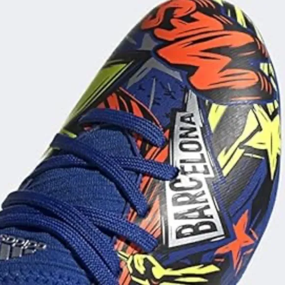 aAdidas Lionel Messi 19.2 Male Boy 5.5 Soccer Graphic Design Turf Soccer Cleats