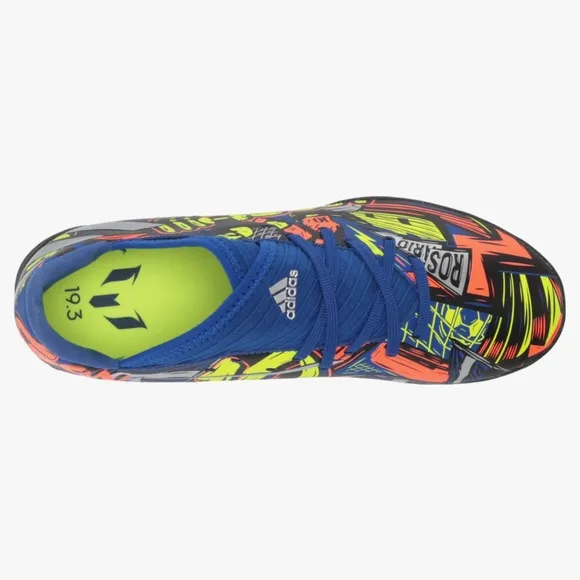 aAdidas Lionel Messi 19.2 Male Boy 5.5 Soccer Graphic Design Turf Soccer Cleats