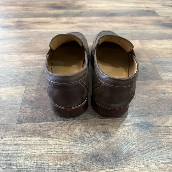 Adelante Loafers Men’s 11 EE Brown Nubuck Leather Shoes