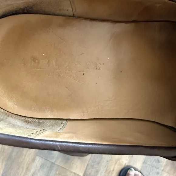 Adelante Loafers Men’s 11 EE Brown Nubuck Leather Shoes