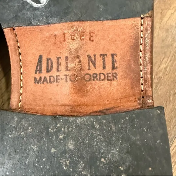 Adelante Loafers Men’s 11 EE Brown Nubuck Leather Shoes