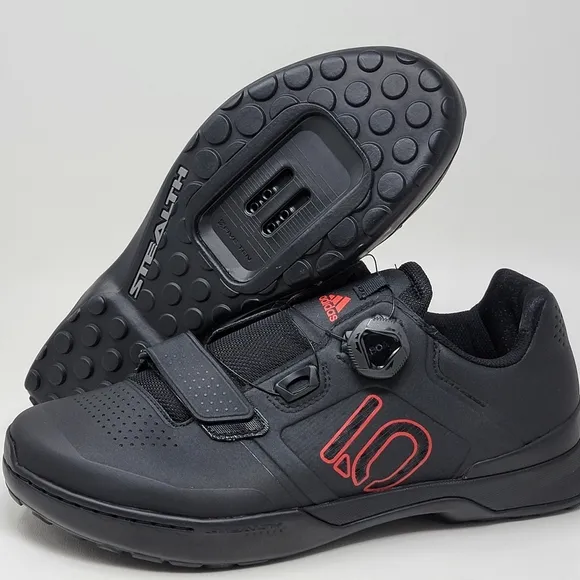 Adidas 5.10 Kestrel Pro Boa Black Red  BC0635 Cycling Bike Shoes Men Sz 6.5 New