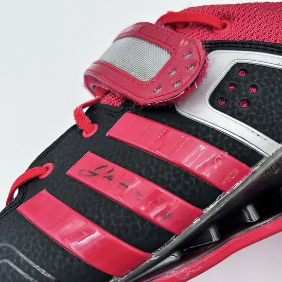 Adidas Adipower Mens Weightlifting Shoes Black Red M21865 Size 8.5