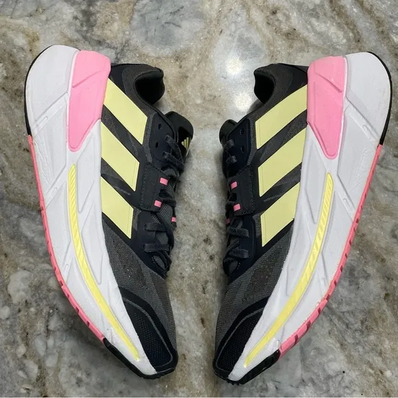 adidas Adistar CS Running  Performance Shoes Greyfive/Almostyellow/Beampink W 11