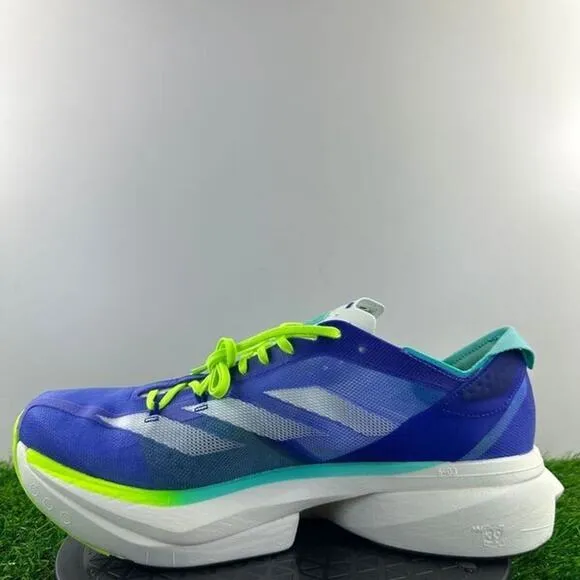 Adidas Adizero Adios Pro 3 Men Size 10.5 Blue High Performance Running Shoes NEW