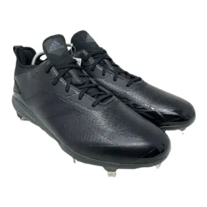Adidas Adizero Afterburner V Baseball Cleats Men's Size‎ 7.5 Triple Black AQ0085