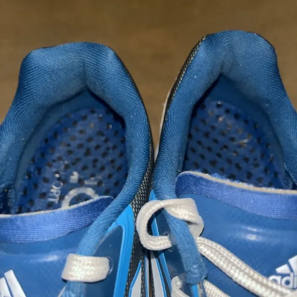 Adidas Adizero Light One Golf Shoes Blue White Cleats Size 10.5 Lace Up Q46944