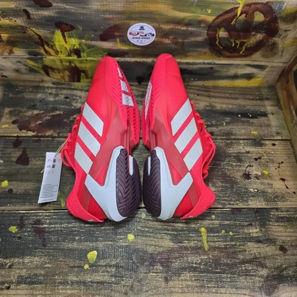adidas AdiZero Ubersonic 5 Men All Court Tennis Shoes Sz 10.5, 11 IH2555 Red