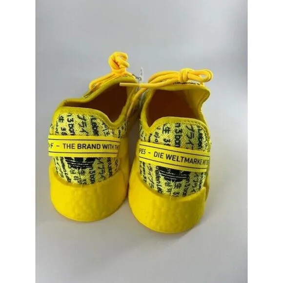 adidas Big Kids NMD_R1 V2 Sneakers Size 4 Yellow Japanese Shoes Black GZ6236