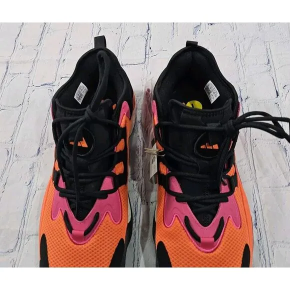 Adidas BYW Select Orange Black Pink Basketball Shoes IG4936 MENS SIZE 18
