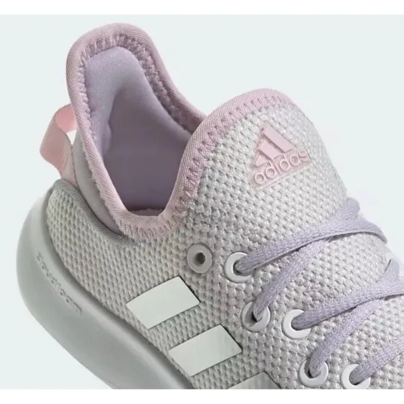 adidas Cloudfoam Pure SPW Running Shoes Kids Size US 6 Cloud White New In Box