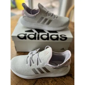 adidas Cloudfoam Pure SPW Running Shoes Kids Size US 6 Cloud White New In Box