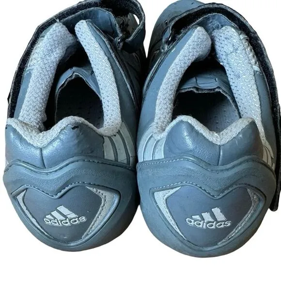 ADIDAS Cycling Shoes gray straps racing USA 10 EUR0 42 2/3 UK 8 1/2 athletic