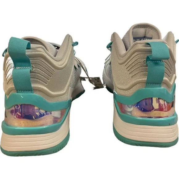 Adidas D Rose Son of Chi Christmas Basketball Shoes White Aqua
