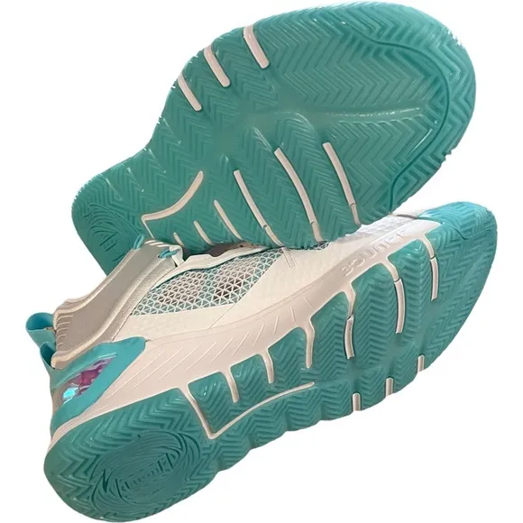 Adidas D Rose Son of Chi Christmas Basketball Shoes White Aqua