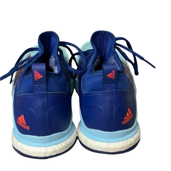 Adidas Damen Crazyflight X Mid Blue Sneakers Size 8.5