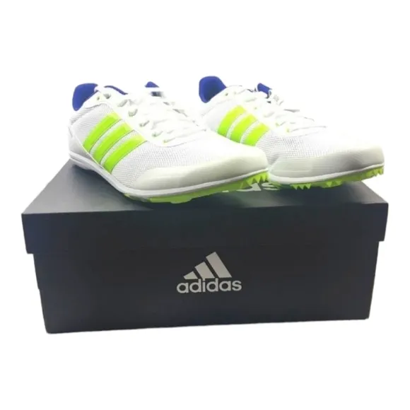 Adidas Distance Star‎ Track Shoes White Lime