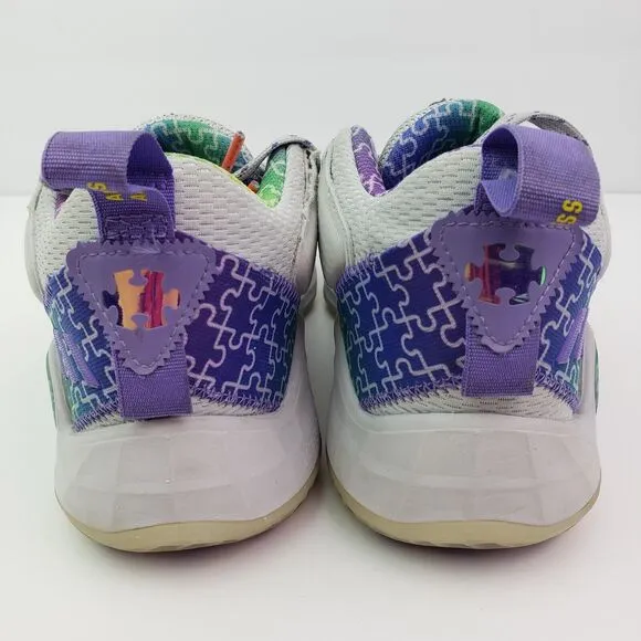 Adidas D.O.N. Issue 3 Autism Speaks Awareness Boys Size 5Y Basketball Shoes