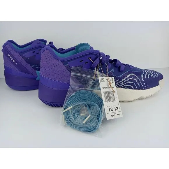 ADIDAS D.O.N ISSUE #4 BASKETBALL SHOES Purple Rush HR0710 Size M12 W13 New