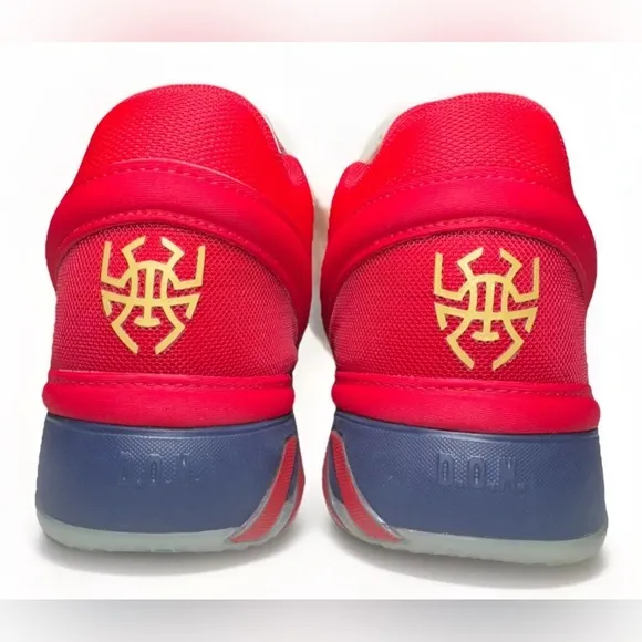ADIDAS D.O.N. MARVEL ISSUE 2 SPIDER-MAN YOUTH SIZE 3 Scarlet Navy Gold Sneakers