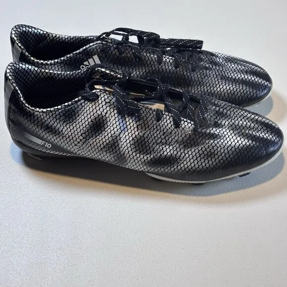 Adidas F10 Black Snake Print Soccer Shoes Mens 11 US Style B34860 2014 Soccer