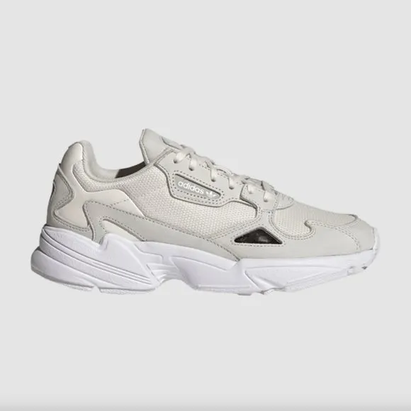 Adidas Falcon 'Chalk White' Chunky Sneaker Shoes Size 6
