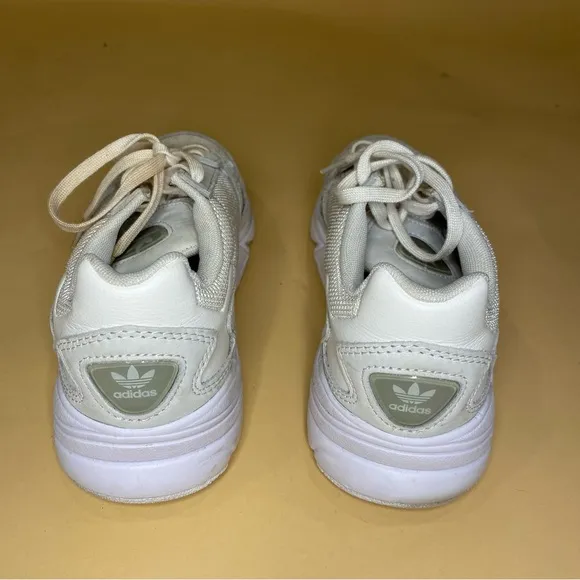 Adidas Falcon 'Chalk White' Chunky Sneaker Shoes Size 6