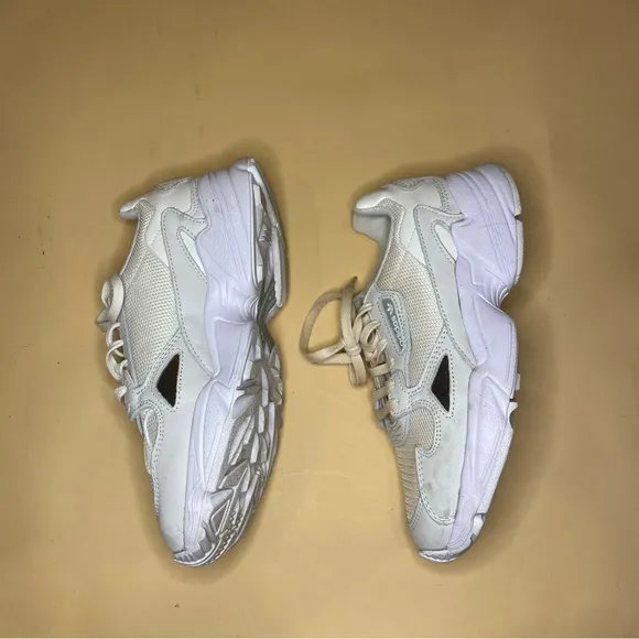 Adidas Falcon 'Chalk White' Chunky Sneaker Shoes Size 6