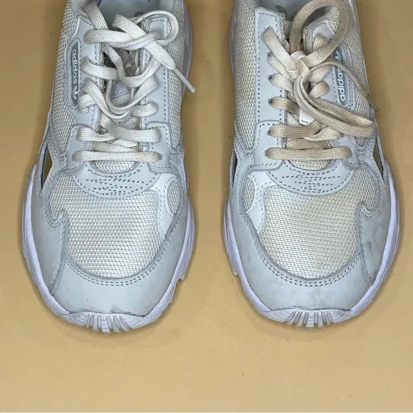 Adidas Falcon 'Chalk White' Chunky Sneaker Shoes Size 6