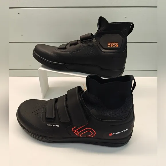 Adidas Five Ten Freerider Pro Mid Black Red Mountain Bike Cycling Shoes Men's 13