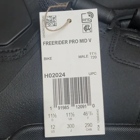 Adidas Five Ten Freerider Pro Mid VCS Mountain Bike Shoes H02024 Size 12 New