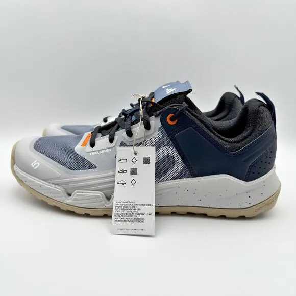 Adidas Five Ten Mens Trailcross LT Sneakers US 9.5 White Blue Athletic NIB