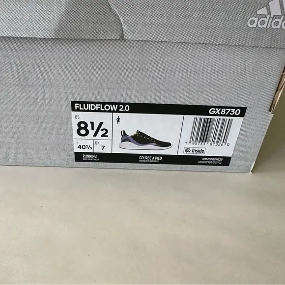 Adidas FluidFlow 2.0 Knit Athletic Trainer Sneaker
