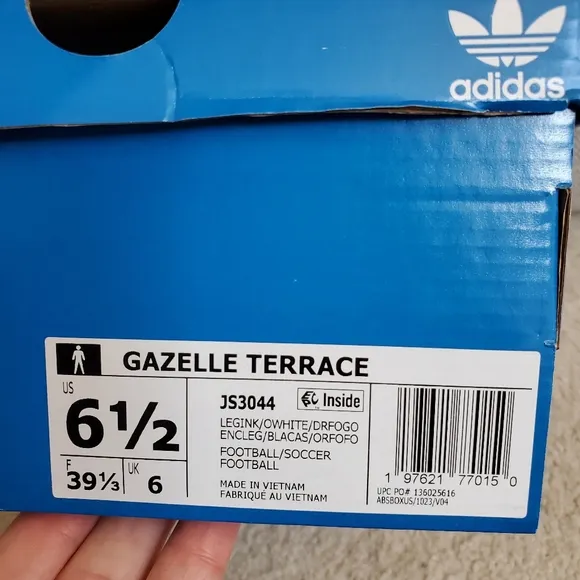 Adidas Gazelle Juventus Terrace Icons Shoes.  Size 6.5