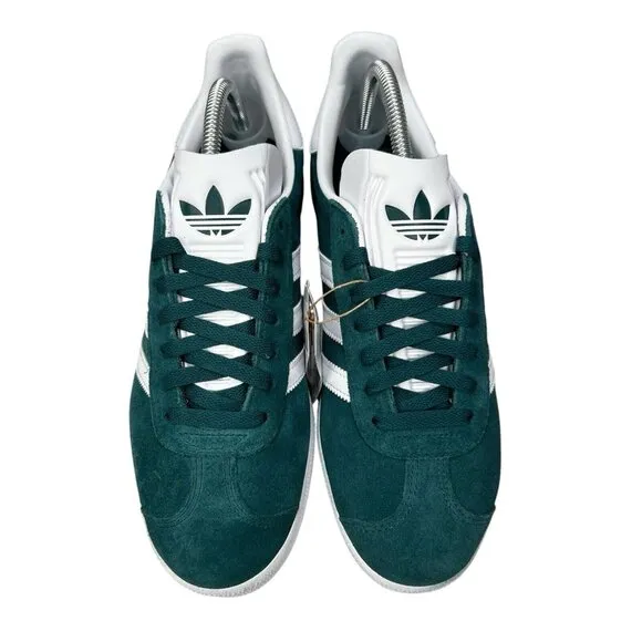 Adidas Gazelle Mystery Green White Gold Shoes JH5383 Men's Sizes 9.5 - 13